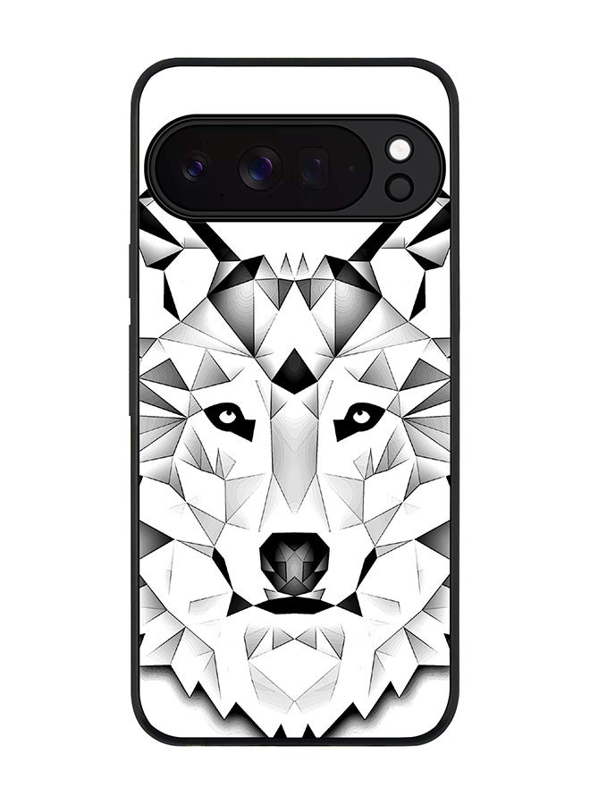 For Google Pixel 10 Pro Case,Slim fit Camera Protection, Shockproof Thin Phone cover  - Poly Wolf